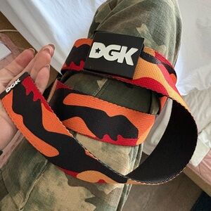 DGK camo military web belt